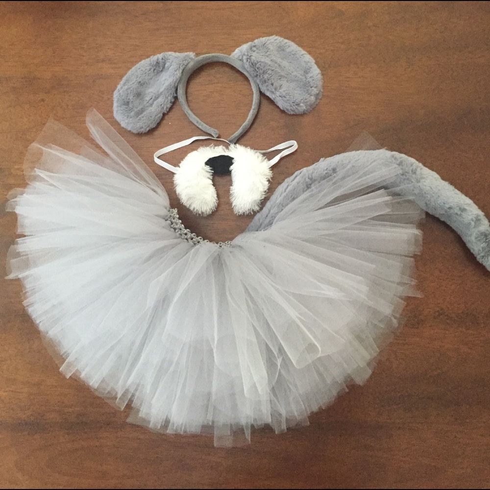 Gray Puppy Dog Halloween Costume